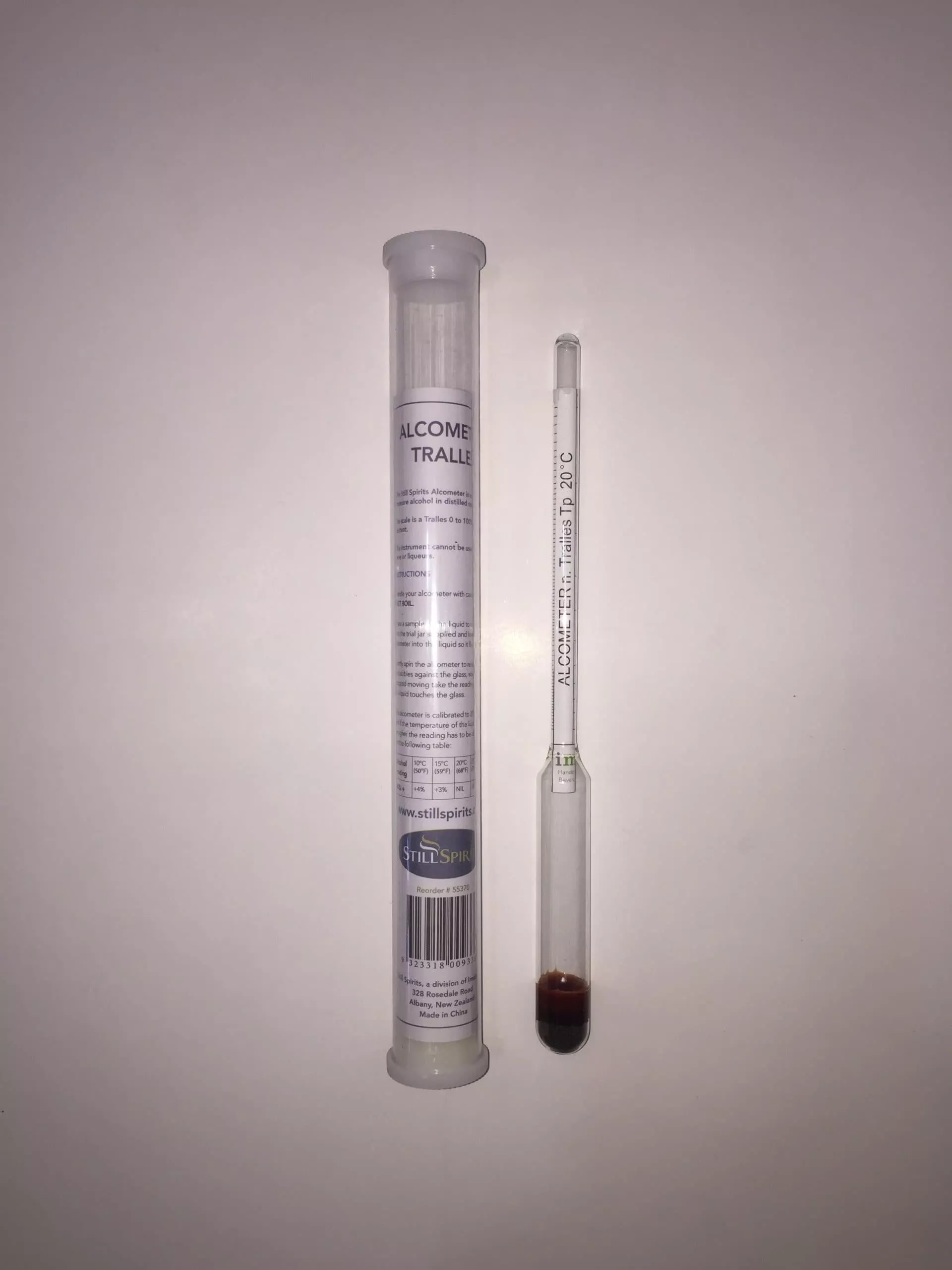 Alcometer - 0-100% - Burleigh Homebrew